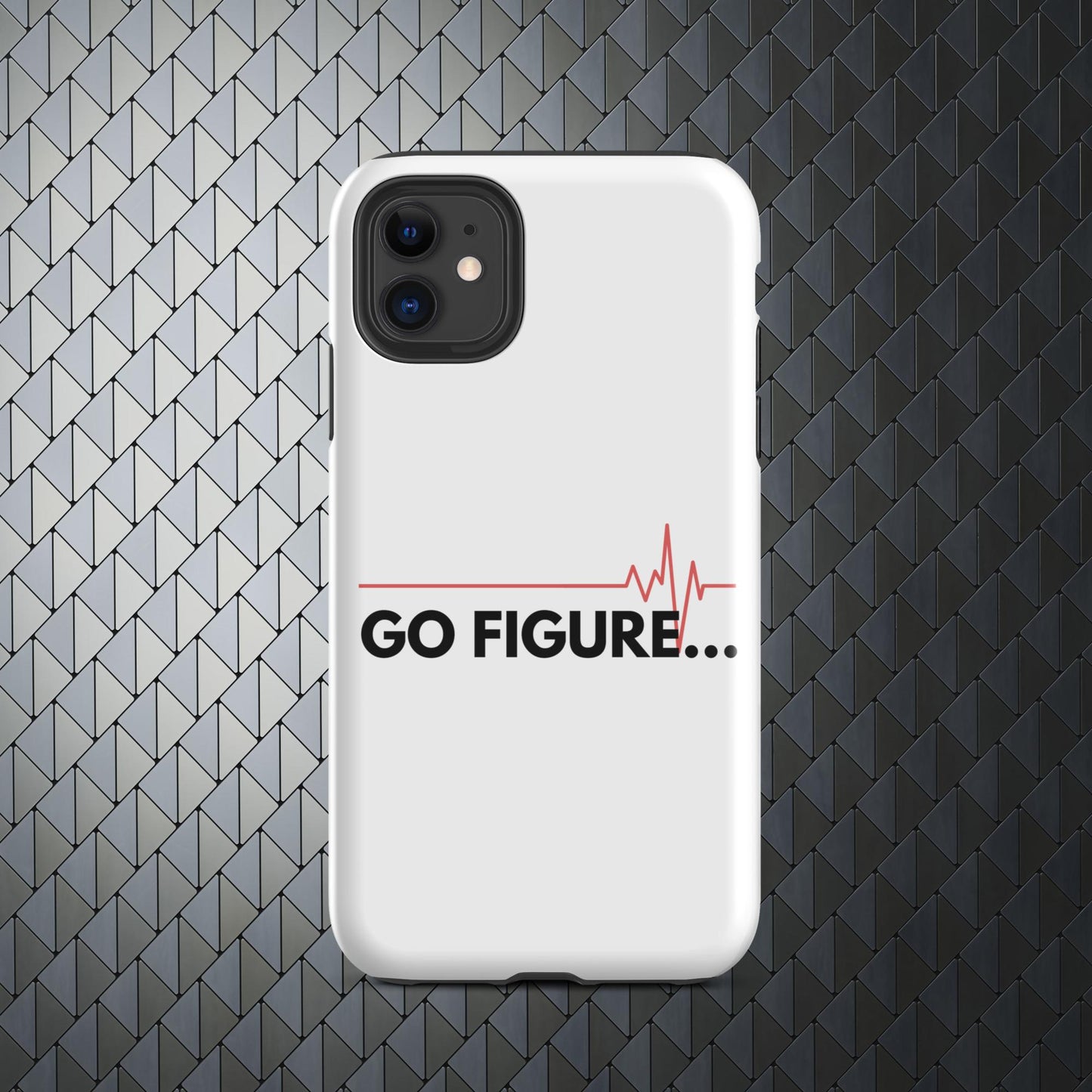 "Go Figure" Tough Case for iPhone® 15 Titanium