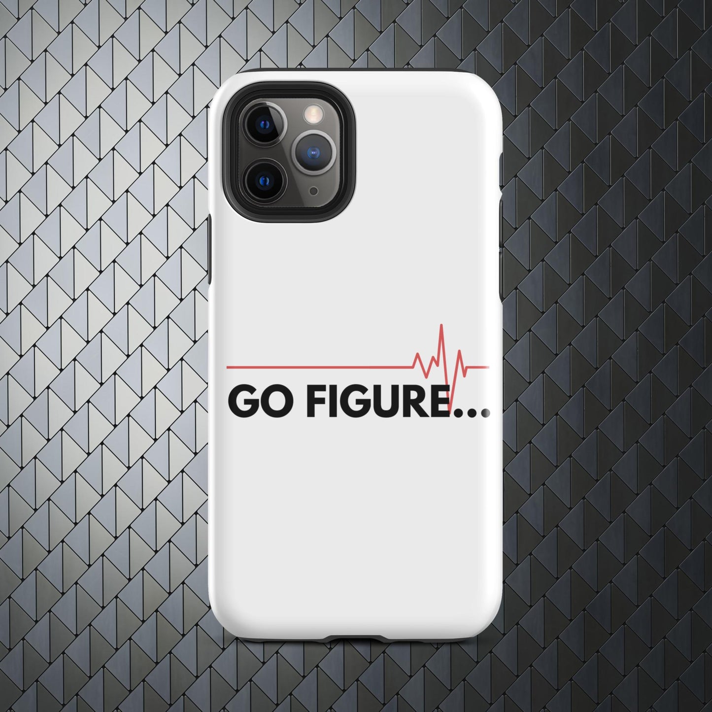 "Go Figure" Tough Case for iPhone® 15 Titanium