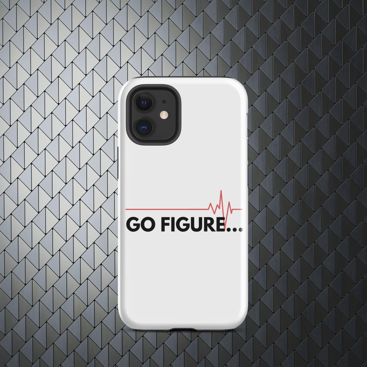 "Go Figure" Tough Case for iPhone® 15 Titanium