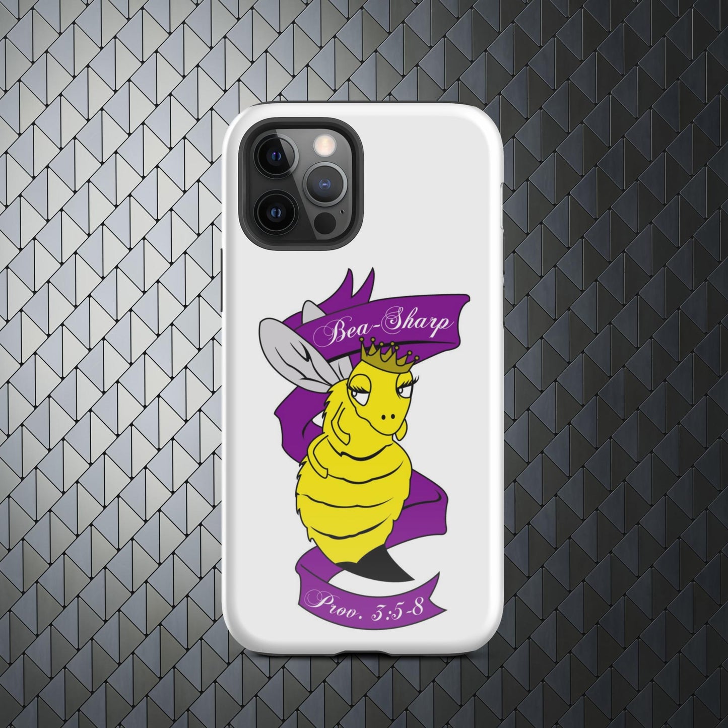 "Bea(Be)-Sharp" Tough Case for iPhone® 15