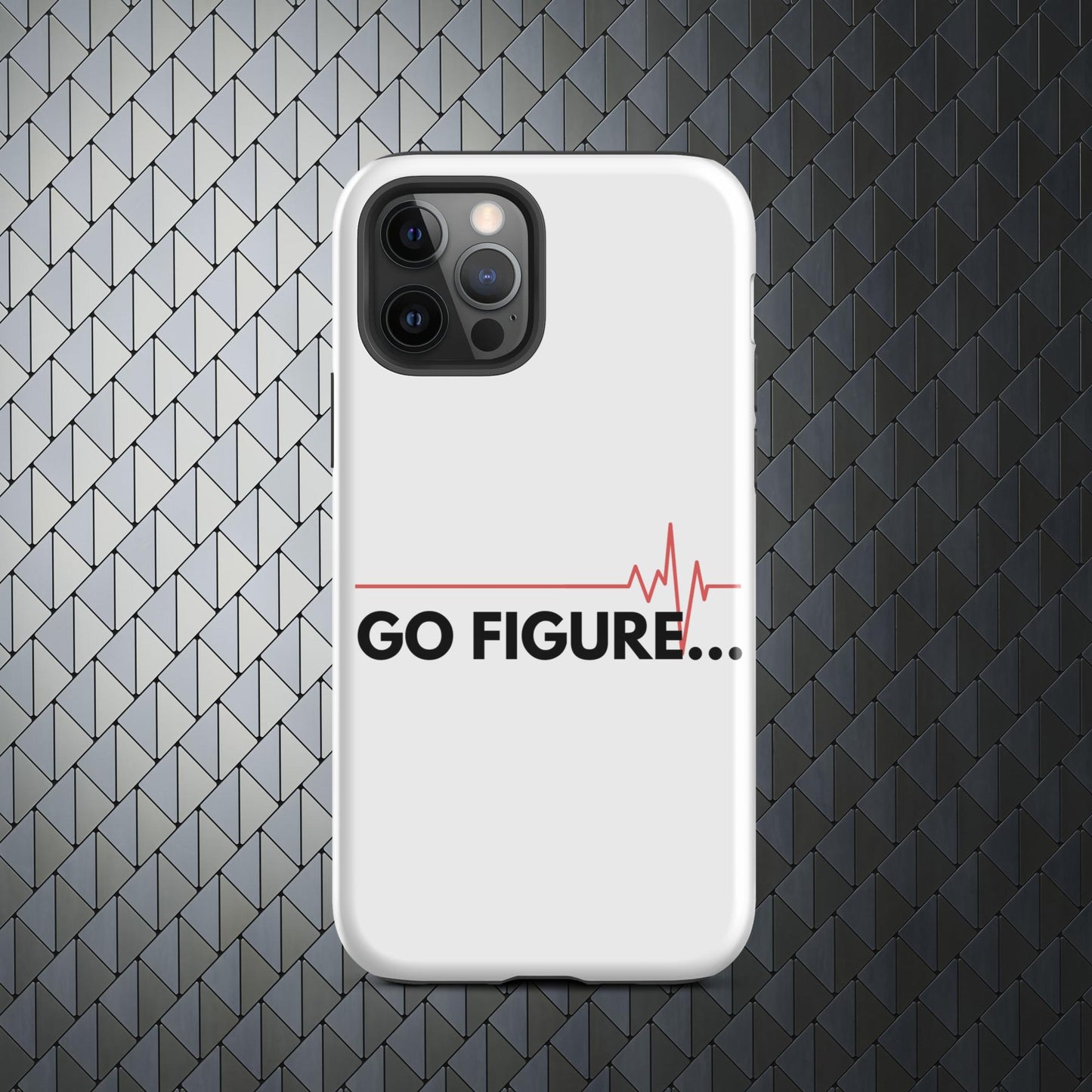 "Go Figure" Tough Case for iPhone® 15 Titanium