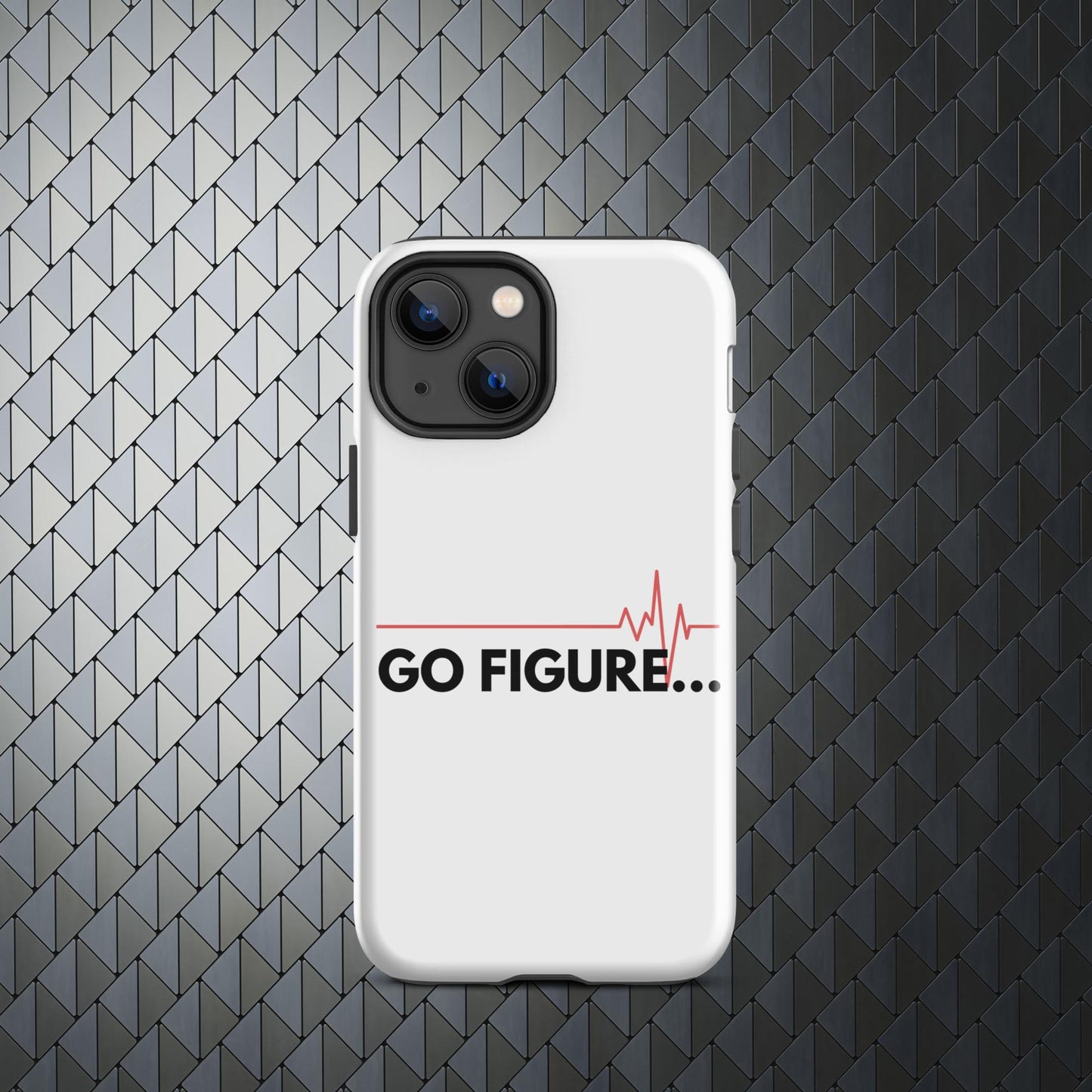 "Go Figure" Tough Case for iPhone® 15 Titanium