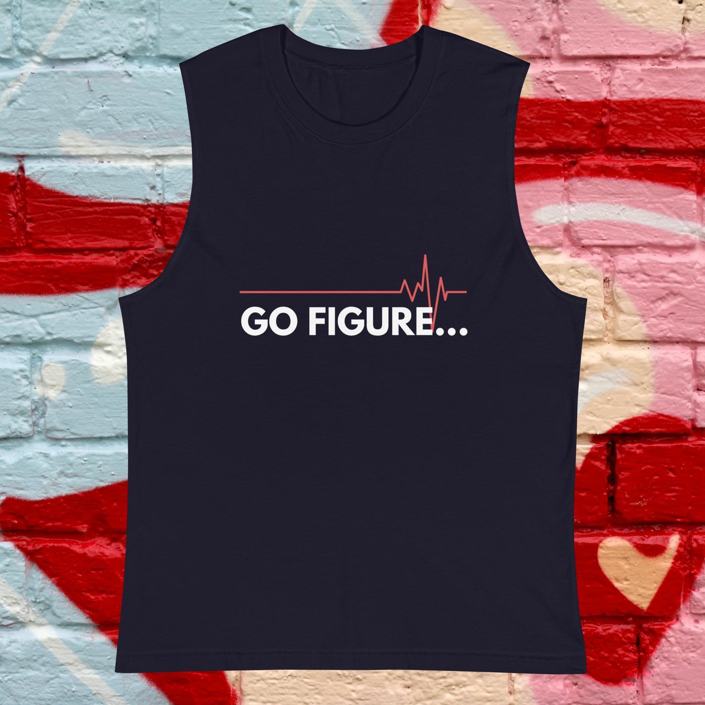 "Go Figure..." Black Muscle Shirt (Unisex)