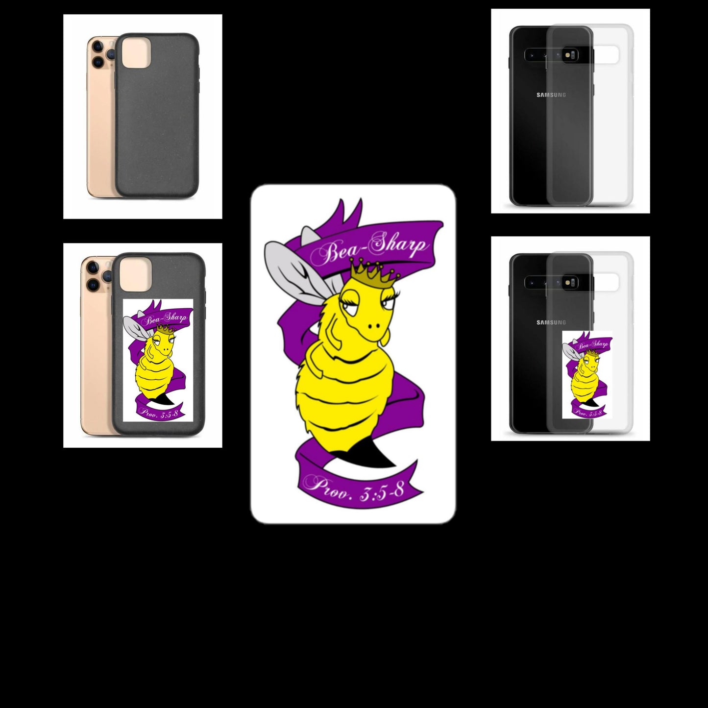 The Bea (Pronounced Bee) Bubble-free stickers