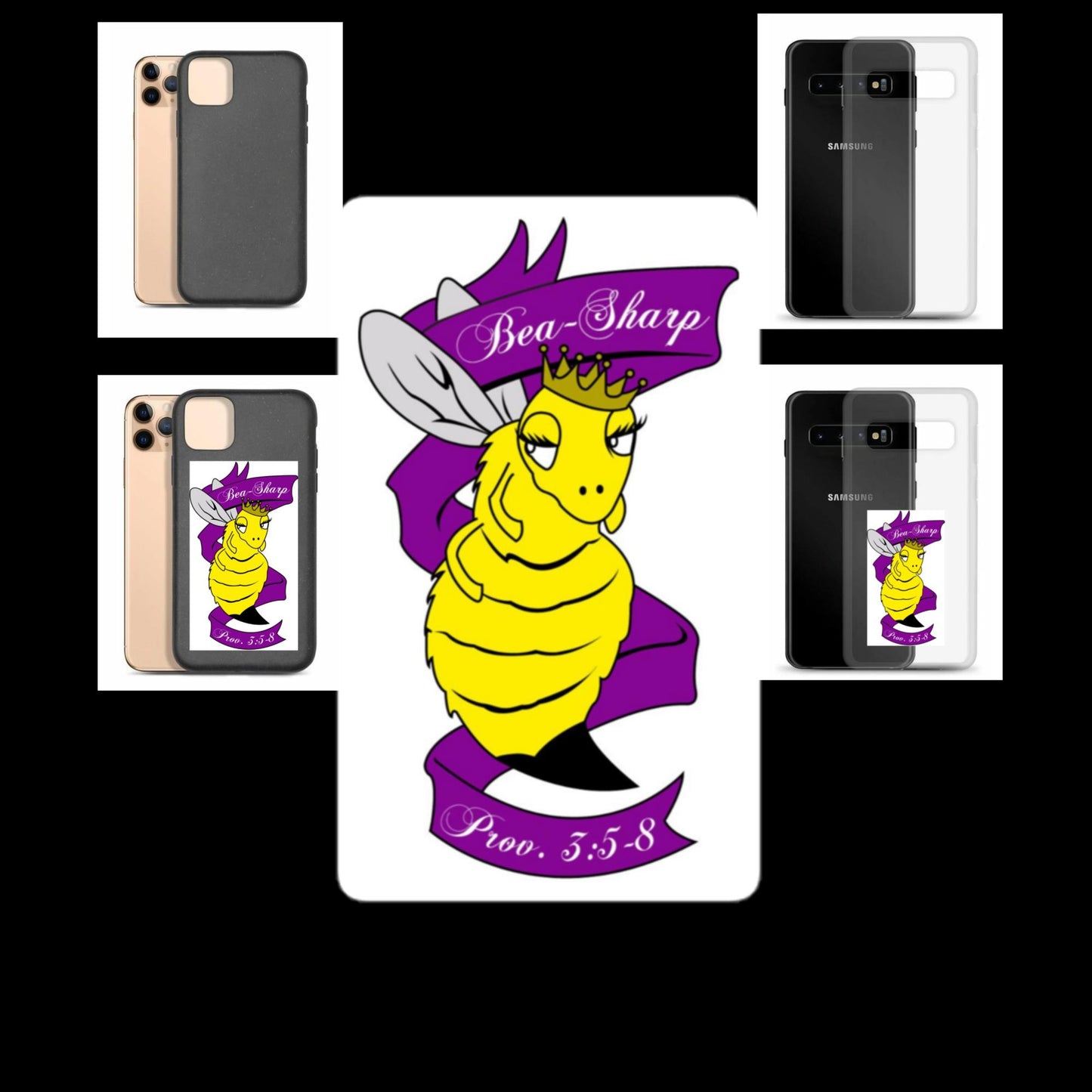 The Bea (Pronounced Bee) Bubble-free stickers