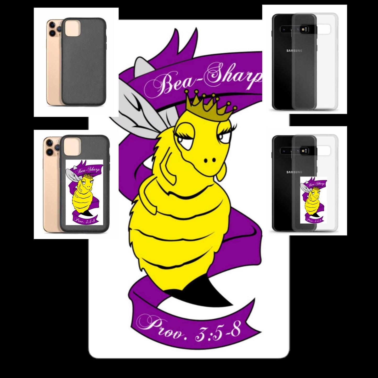 The Bea (Pronounced Bee) Bubble-free stickers
